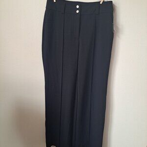 Ella Rafaela Black Dress Pants Size 10 New With Tags Wide Leg Dress Pants